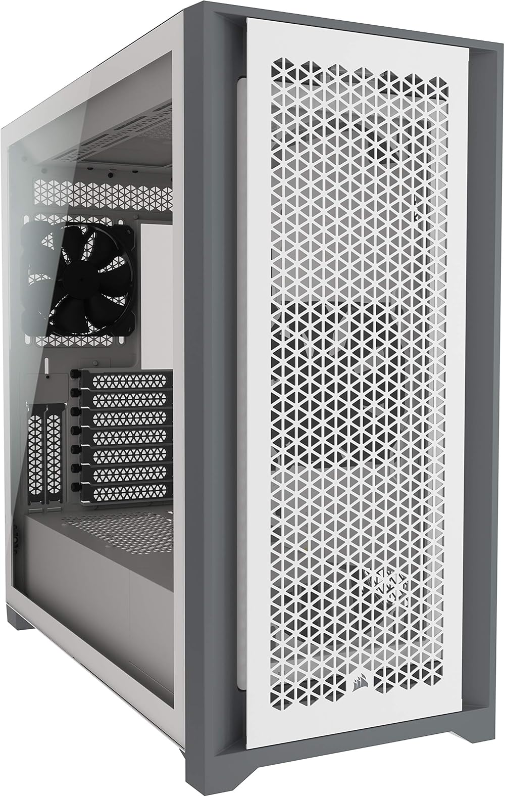 Corsair 5000D Airflow Tempered Glass Mid-Tower ATX Case White w/ RapidRoute