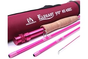 Maxcatch Elegant Hot Pink Fly Rod for Ladies