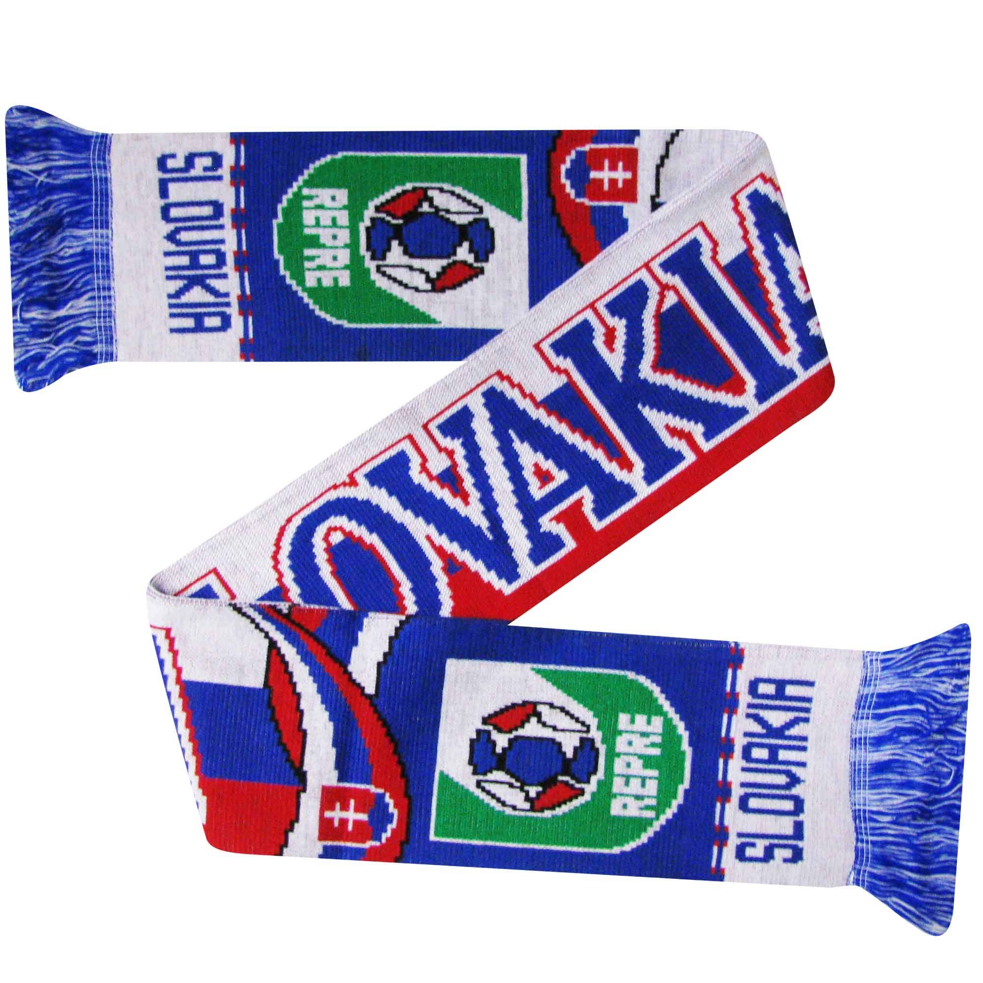 Slovakia Euro Finals Football Fans Scarf (100% Acrylic)