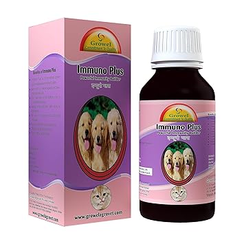 Growel Immuno Plus- Dog, Puppy & Cat Tonic (100 ml)