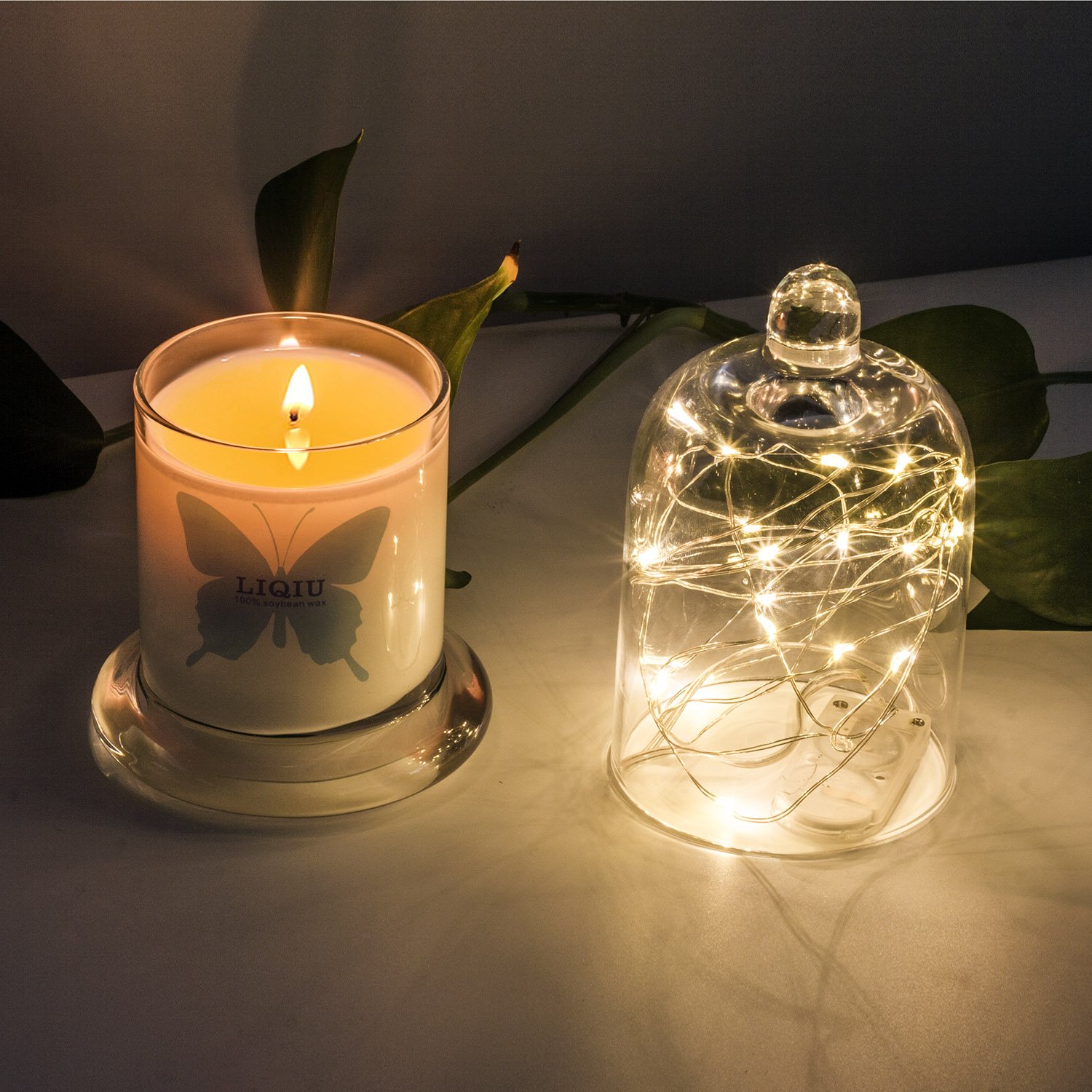 LIQIU Candles Scented - Candles Lavender Long Burning 60 Hours - 100% Natural Soy Aromatherapy Candles for Men Mom Gifts