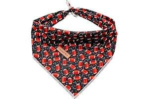 Lionheart glory Premium Dog Bandana 1 Pack Washable Soft Dog Scarf, Square Adjustable Girl or Boy Dog Bandanas for Medium Large Dogs