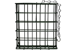 Heath Outdoor Products S-1-1 Single Hanging Suet Feeder, Fits All Suet Cakes Under 12 oz., Green