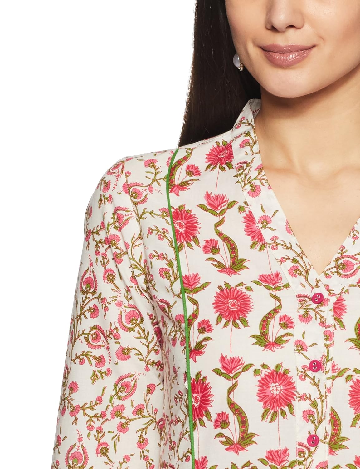 amazon brand- myx women's straight cotton kurta