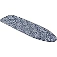 Westex Paisley Heavy Duty Ironing Board Cover and Pad, Thick 3-Layer Stain Resistant Padding, Elasticized Skirt, Click-to-Close Fastener, 15 x 54 Inch (Board NOT Included, Cover ONLY)