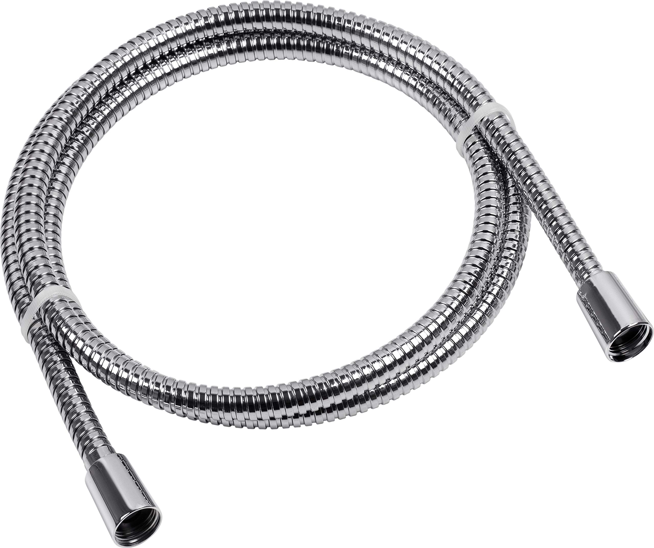 CORNAT TECB3363 Shower Hose STL.Steel 2,0m Chrome, 200 cm