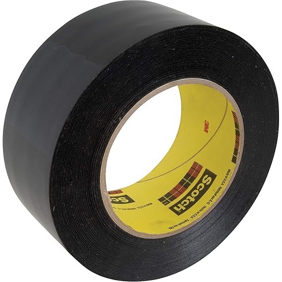 3M Band selbstklebend, Polyethylenfolie Länge 33 m, Breite 50 mm, schwarz