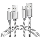 Basesailor for iPhone 17 16 Pro Max Charger Cord,USB to USB C Cable 6.6FT/2Pack,Type C Charging Power Cord for Apple 15 iPad 