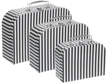 Brandsseller Geschenkbox Aufbewahrungsbox Koffer mit Griff - Stabiler