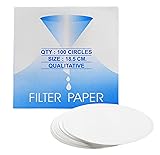 EISCO Premium Qualitative Filter Paper, 100 Pack