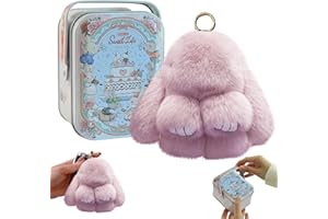 Grenben Bunnylulu Keychain,Bunny Lulu Keychain,Bunny Keychain Plush,Cute Bunny Keychain With Exquisite Box