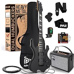 Pyle Heavy Metal EG Fire Electric Guitar Axe