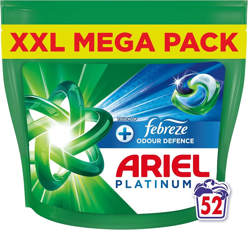 Ariel Platinum+Febreze Pods 52ct Laundry Detergent