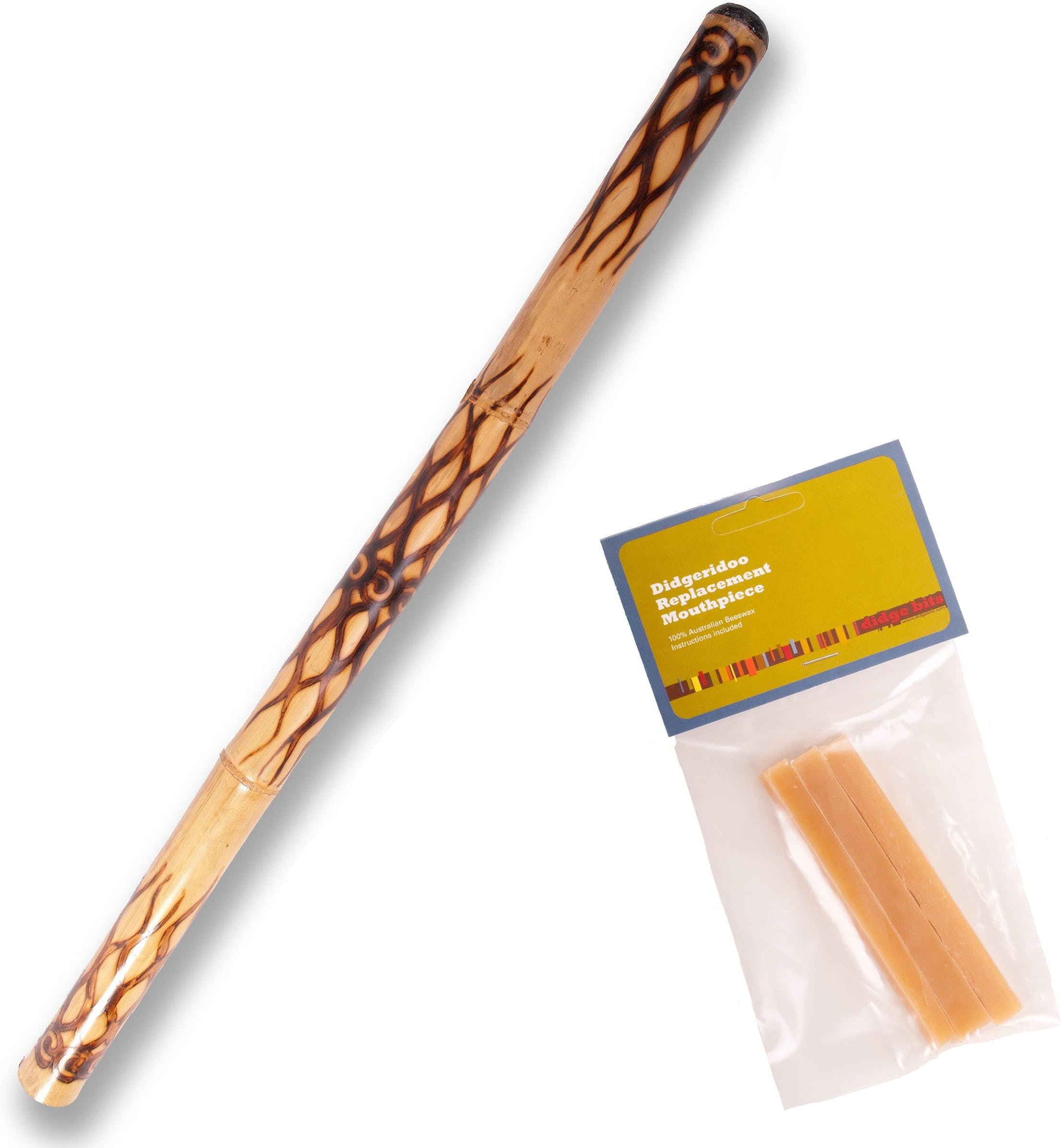 Australian Treasures didgeridoo ''flamed'' + wax