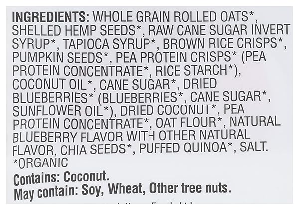 MANITOBA HARVEST ORGANIC BLUEBERRY HEMP YEAH! GRANOLA, 10 OZ