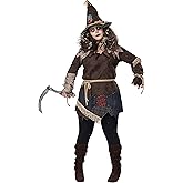 Women's Plus Size Creepy Scarecrow Costume