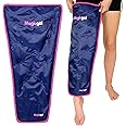 Magic Gel Leg Ice Pack - Professional Cold Therapy - Wrap Around Shin Ice Pack - Full Leg Ice Pack Wrap Around Entire Leg - Cool Down Your Legs Shins Hamstrings - Ice Pack Sleeve