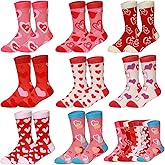 Shinymoon 8 Pairs St. Patrick's Day Socks for Kids St Patrick Day Sock Shamrock Irish Socks for Child Boy Girl Holiday Gift