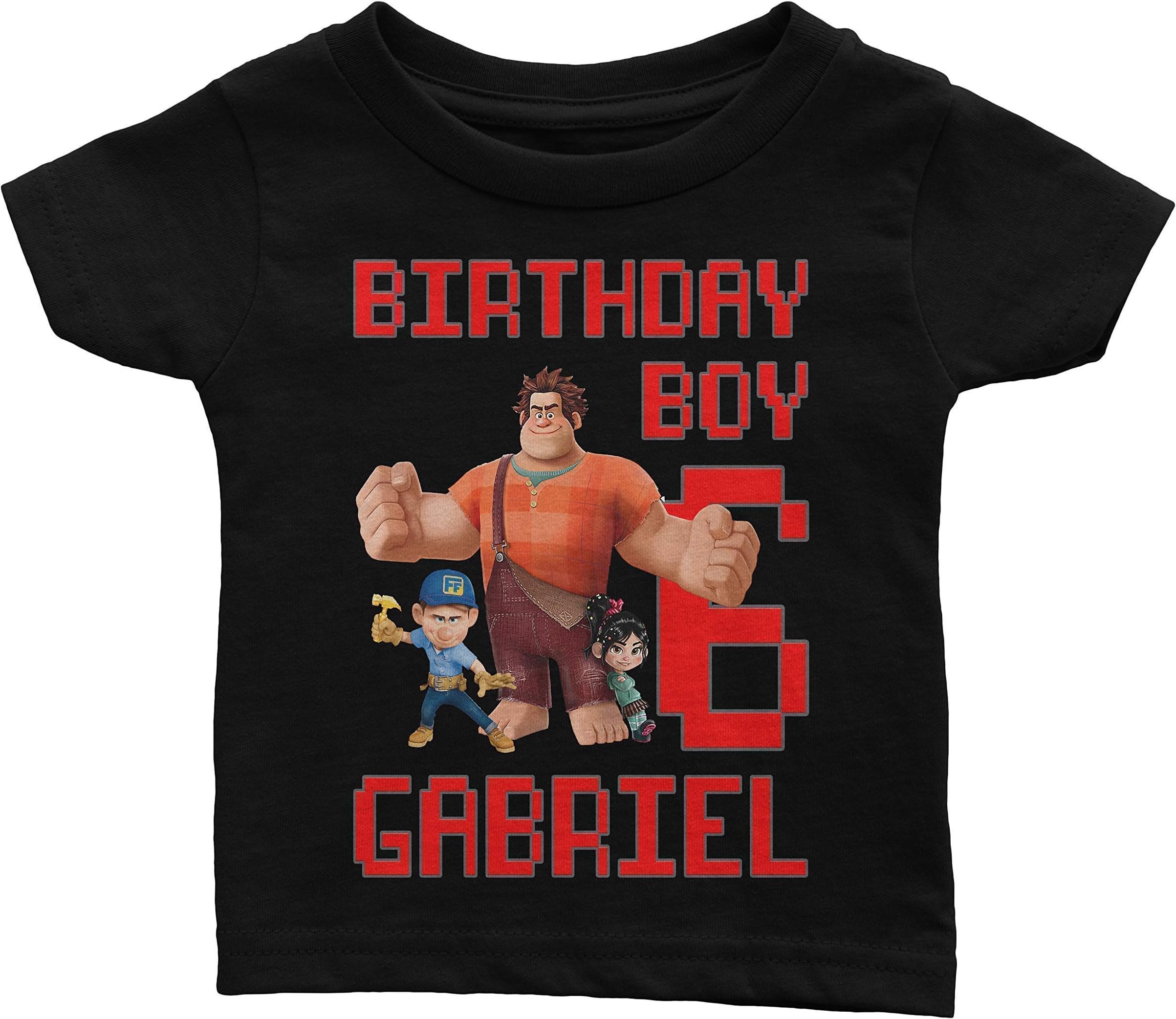 Personalize Wreck it Ralph Birthday Shirt