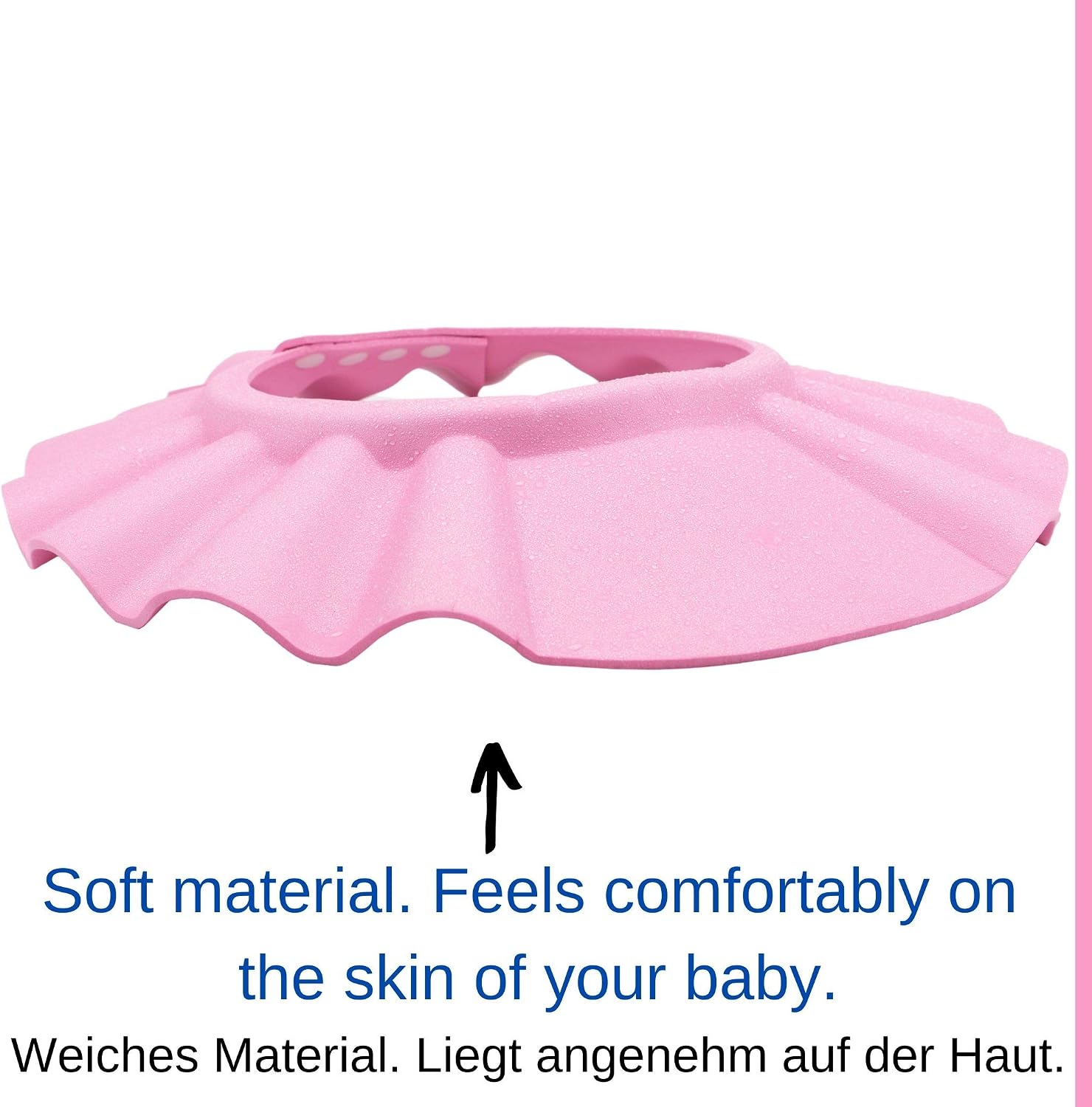 Shampoo Shower Cap for Kids with 4-sizes Clip-Closing, for 0-9 Years old Children - Image 4