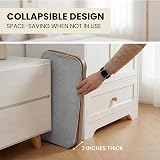 efluky 63L Slim Laundry Basket with Lid Collapsible with Removable Inner Bag view 5