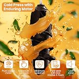 Parmedu Slow Masticating Juicer Veggies Grater 250W Cold Press Electric Slicer view 4
