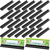 Teling 24 Pieces Name Plates Holder for Desk Self