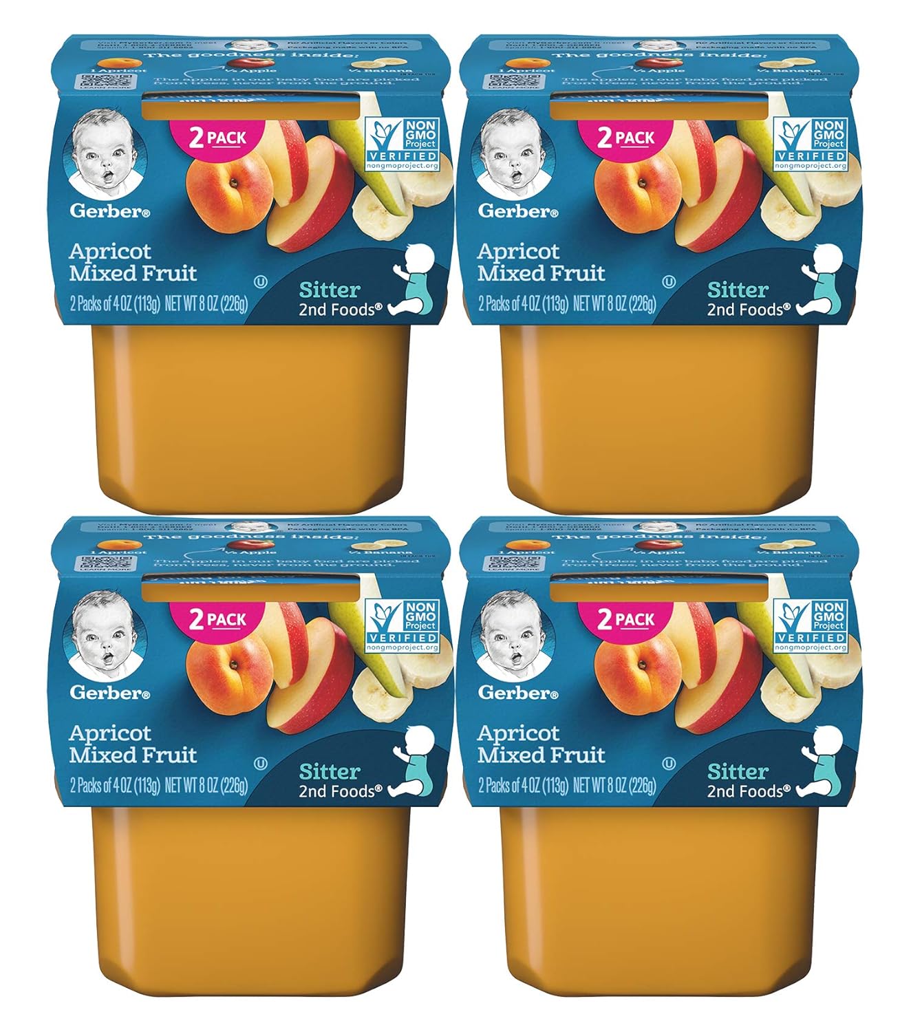 apricot mixed fruit gerber