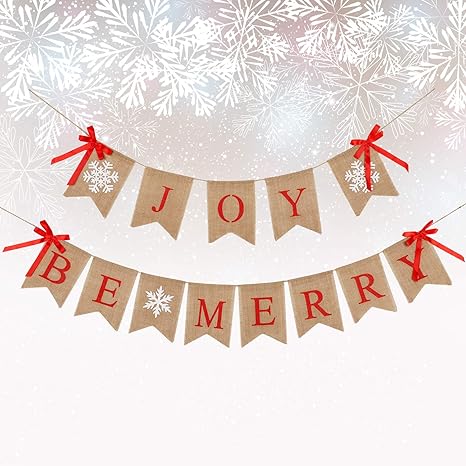 Amazon Co Jp クリスマス 黄麻布 バナー ジョイ 黄麻布 バナー Be Merry バナー リボン付き ホリデー クリスマス パーティー 炉棚 暖炉 吊り下げデコレーション ホーム キッチン Amazon Co Jp クリスマス 黄麻布 バナー ジョイ 黄麻布 バナー Be Merry バナー リボン付き ホリデー クリスマス パーティー 炉棚 暖炉 吊り下げデコレーション ホーム キッチン