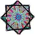Mougee (moo-JEE) - Classic Flow Star - for Beginners & Advanced - Fun & Challenging Flow Toy - Vibrant Colors & Patterns Durable - 27 Diameter - 15 Ounce Weight (Cosmic Coil)