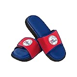 FOCO Philadelphia 76ers NBA Mens Foam Sport Slide