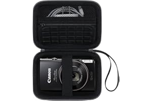Canboc Carrying Case for Canon PowerShot ELPH 360/ IXY 650/360 HS A/ 360 HS/IXY 180/ Sony DSCW830 Digital Camera, Mesh Pocket