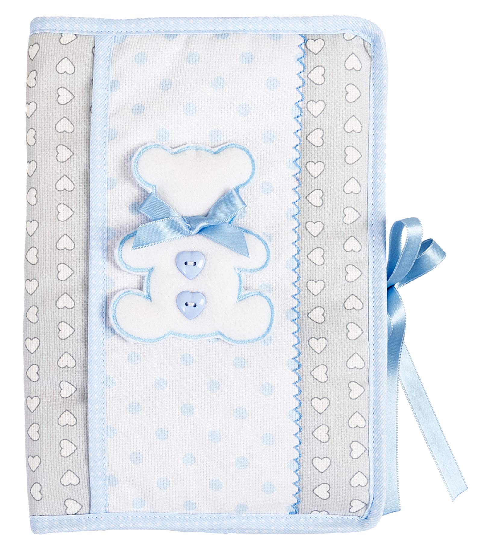 Filet - Health Book Cover, Cover for Baby documents, Compatible with Chaier de Santé de l'Enfant Formulaire CERFA No. 12593 x 02, Colour: Sky Blue