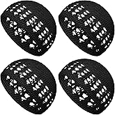 Boyiee Kufi Hat for Men Muslim Knit Kufi Cap Crochet Beanie Skull Beanie African Hat for Men Women