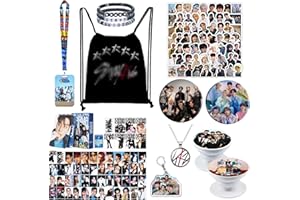 Stray Gifts Set, Including Drawstring Bag Backpack, Necklace, Postcards, Keychain, Button Pins, Stickers, Phone Ring Holder, 