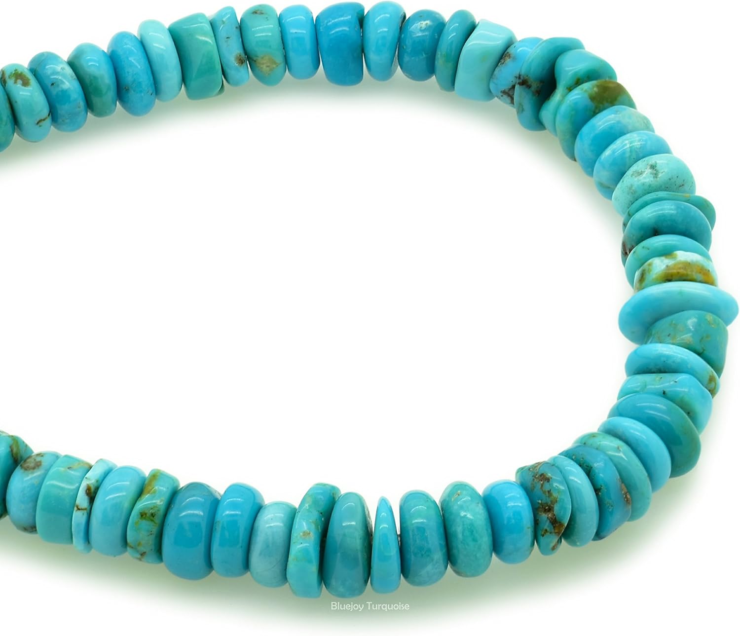 Bluejoy Genuine Natural American Turquoise 7mm FreeForm
