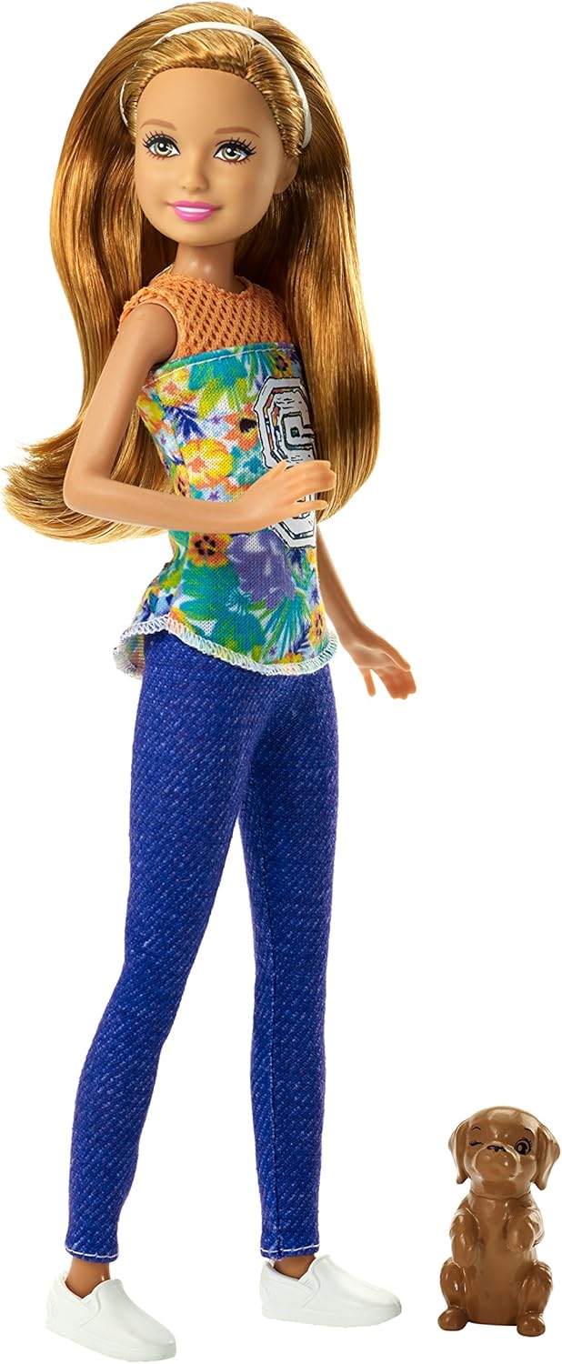 Barbie Great Puppy Adventure Stacie Doll, White, 0