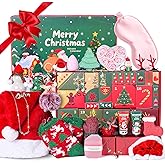 Beauty Advent Calendar 2025 Teen Girls, Adult, Her, Christmas Gifts For Women - 24 Day Advent Calendar With Spa, Bath Bomb, Skin Care, Jewelry, Makeup Gifts For Friend, Couple, Mujer, Daughter, Sister