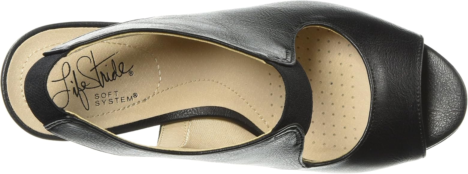 lifestride celestia peep toe pump