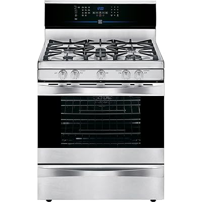 Kenmore Elite 75343 5.6 Cu. Ft. Self-Clean Gas Range, Stainless Steel