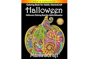 Coloring Book for Adults: MantraCraft Halloween: Halloween Coloring Book for Adults Relaxation