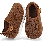 Toddler Kids Slippers Boys Girls Indoor House Shoes Non-Slip Fuzzy Warm Woolen Bedroom Baby Slip On Slipper Cozy Lightweight Walking Shoes for Home Outdoor Winter Unisex