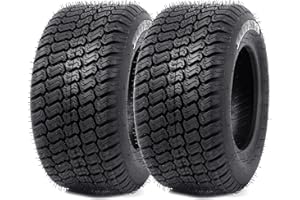 AR-PRO (2-Pack) 16x7.50-8 Turf Saver Lawn Mower Tires, 4PR Heavy-Duty Tubeless Tires Compatible with Riding Lawn Mowers, Gard