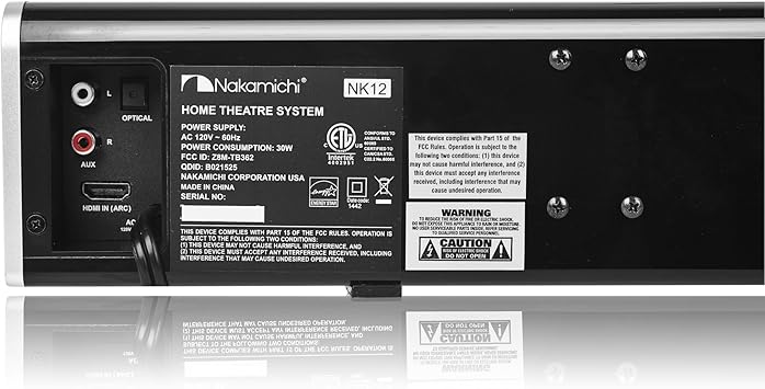 nakamichi sound bar nk12