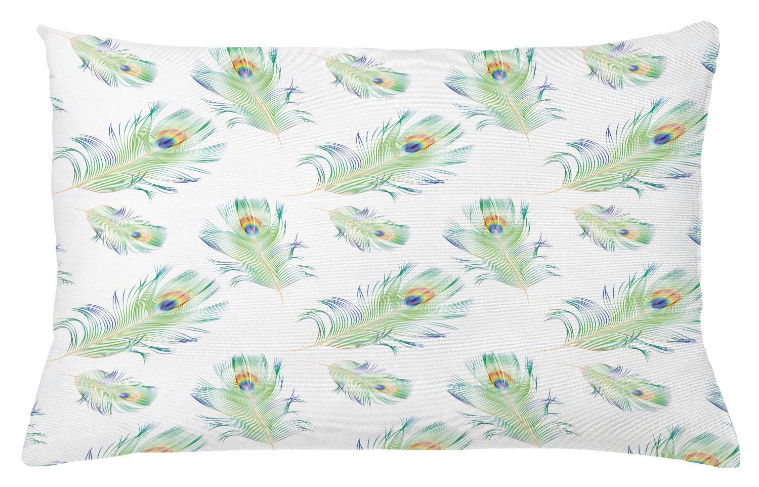 Lime Green Hunter Green Decorative Standard Queen Size Printed