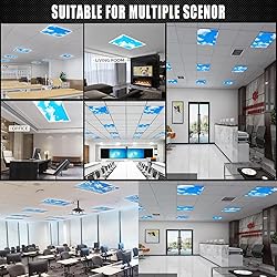 Superyofo 6Pack 2 * 2FT 4800LM LED Flat Panel