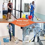KeFanta Commercial Mop Heavy Duty Industrial Wet Mop 146cm Handle Jaw Clamp view 2