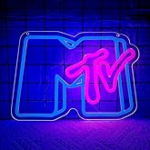 Music Neon Sign for Wall Decor Dimmable Music Neon Light Up Sign for Man Cave Neon Lights for Bedroom Led Neon Sign Suitable for Record Studio Bar Nightclub Party Concert Venue Size 13.77*9.64(P004)