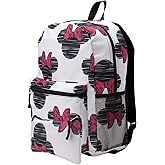 Fast Forward Disney Minnie Mouse Kids Backpack for School - 16" Girls Backpack Bookbag for Preschool Kindergarten Elementary, Size One Size, Minnie White