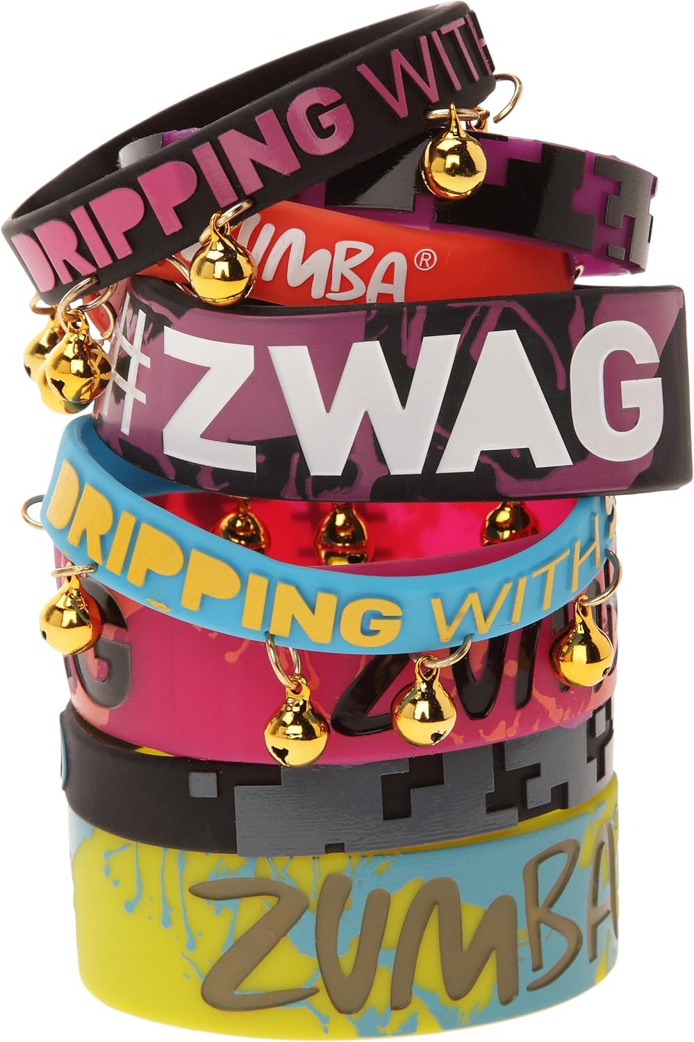Zumba Fitness A0A00371 Miss Match Pulsera de Deporte para Chica (Goma